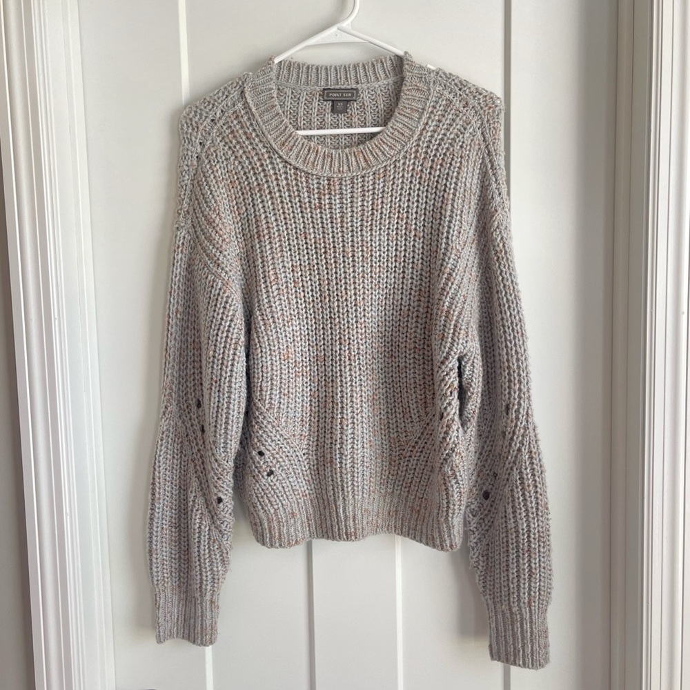 Point Sur Chunky Ribbed Crewneck Sweater